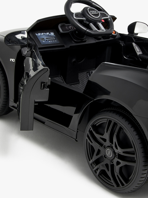 Audi R8 Spyder Elbil, Sort