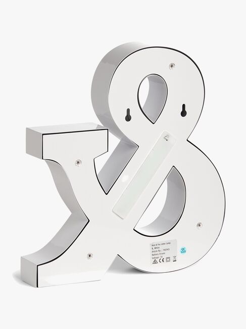 Alice & Fox Bogstavslampe &, Hvid