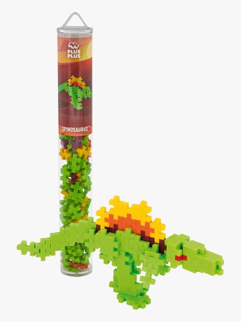 Plus-Plus Byggesæt med Bundplade & Tube Dino, 4x100 Dele