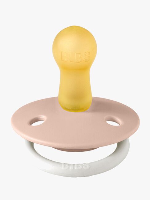 BIBS Sut De Lux 2-pak Silicone, Blush Glow/Vanilla Glow