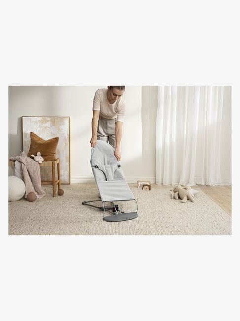 BabyBjörn Bliss Skråstol Woven, Light Grey Melange