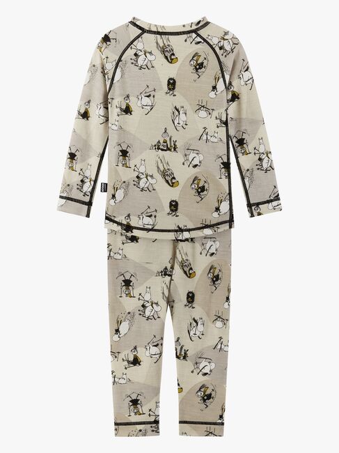 Reima Mumitroldene Trivsam Skiundertøj Uldmix, Sandy Beige