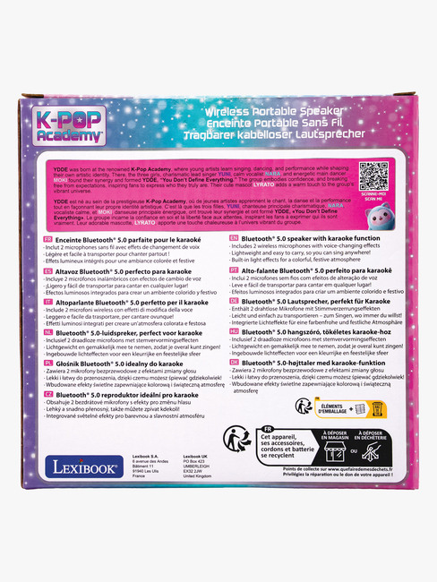 K-Pop Academy Højttaler Med 2 Mikrofoner BTC020KPZ-2823_3d.jpg