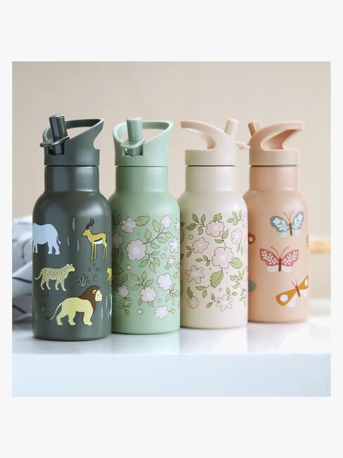 A Little Lovely Company Drikkedunk Blomster 350 ml, Pink