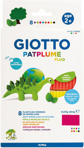 Giotto Patplume Flu Lufttørrende Ler 8-pak
