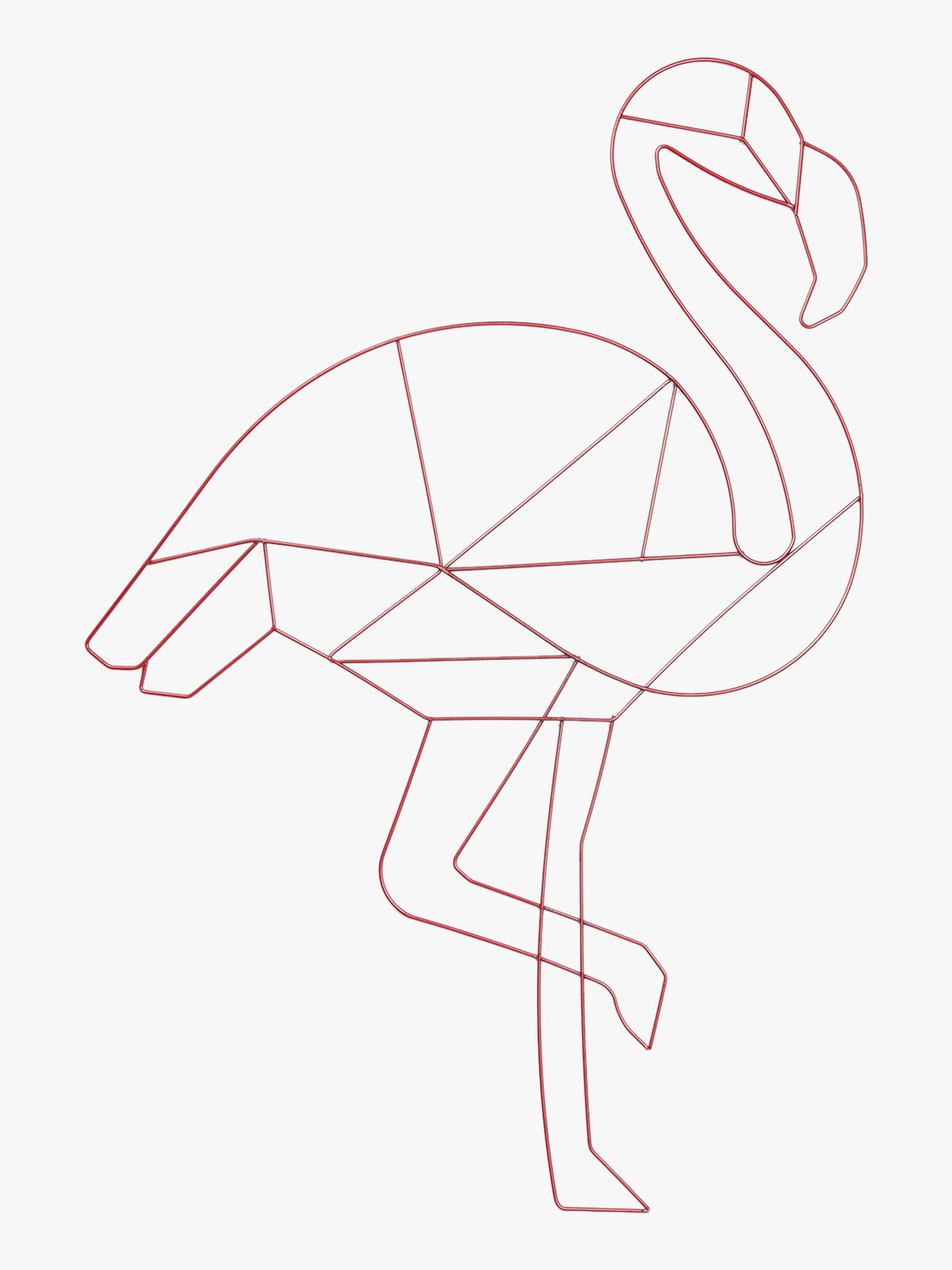 POPP Vægdekoration Flamingo, Rød