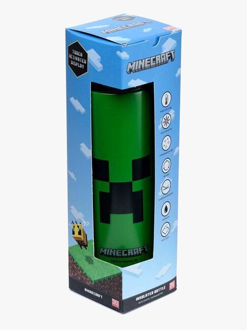 Minecraft Varm Og Kold Digital Termometerdrikkedunk 450 ml, Creeper BOTMinecraft-183-4817_3c.jpg