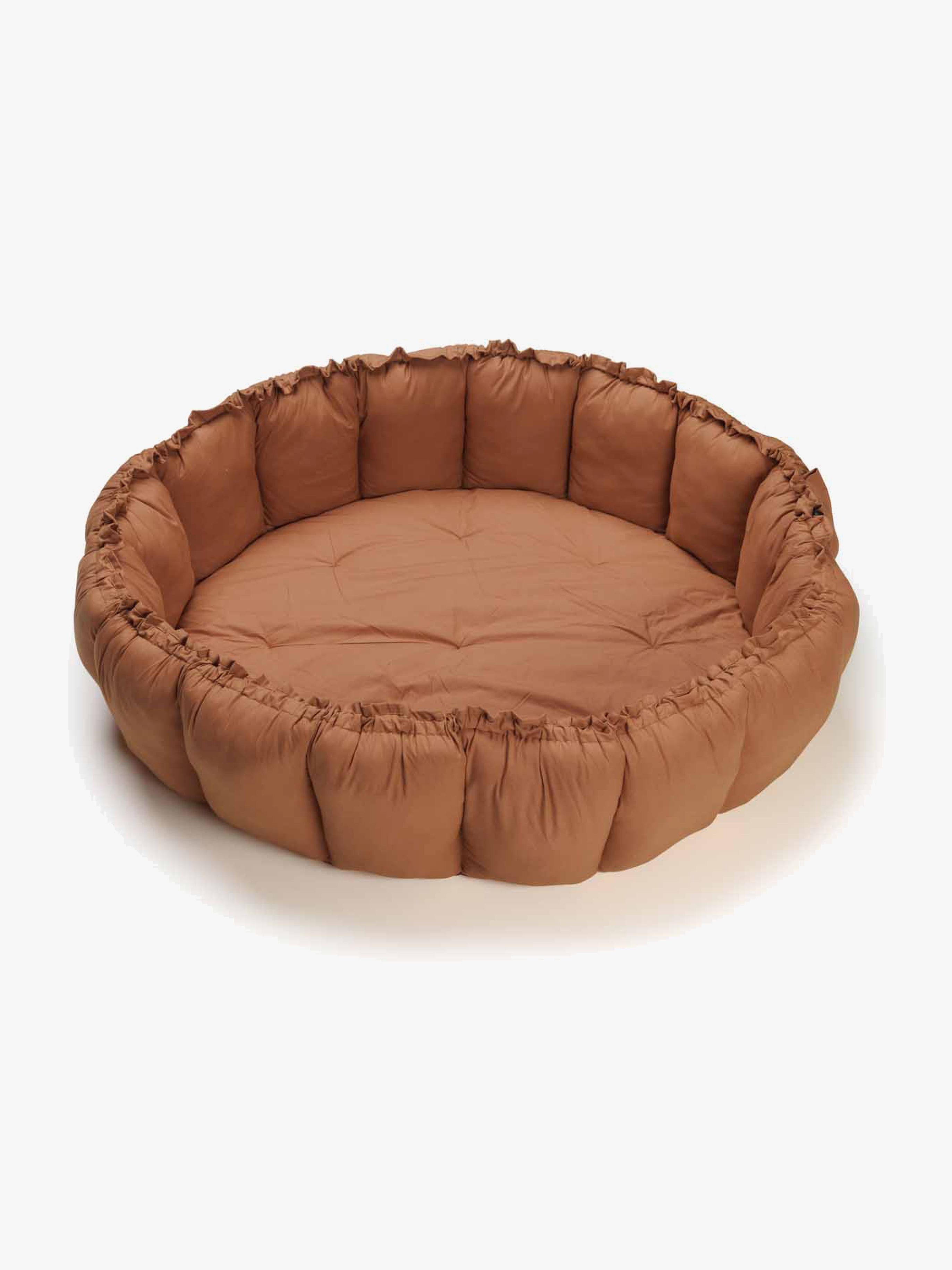 Play& Go Organic Bloom Legetæppe, Tawny Brown
