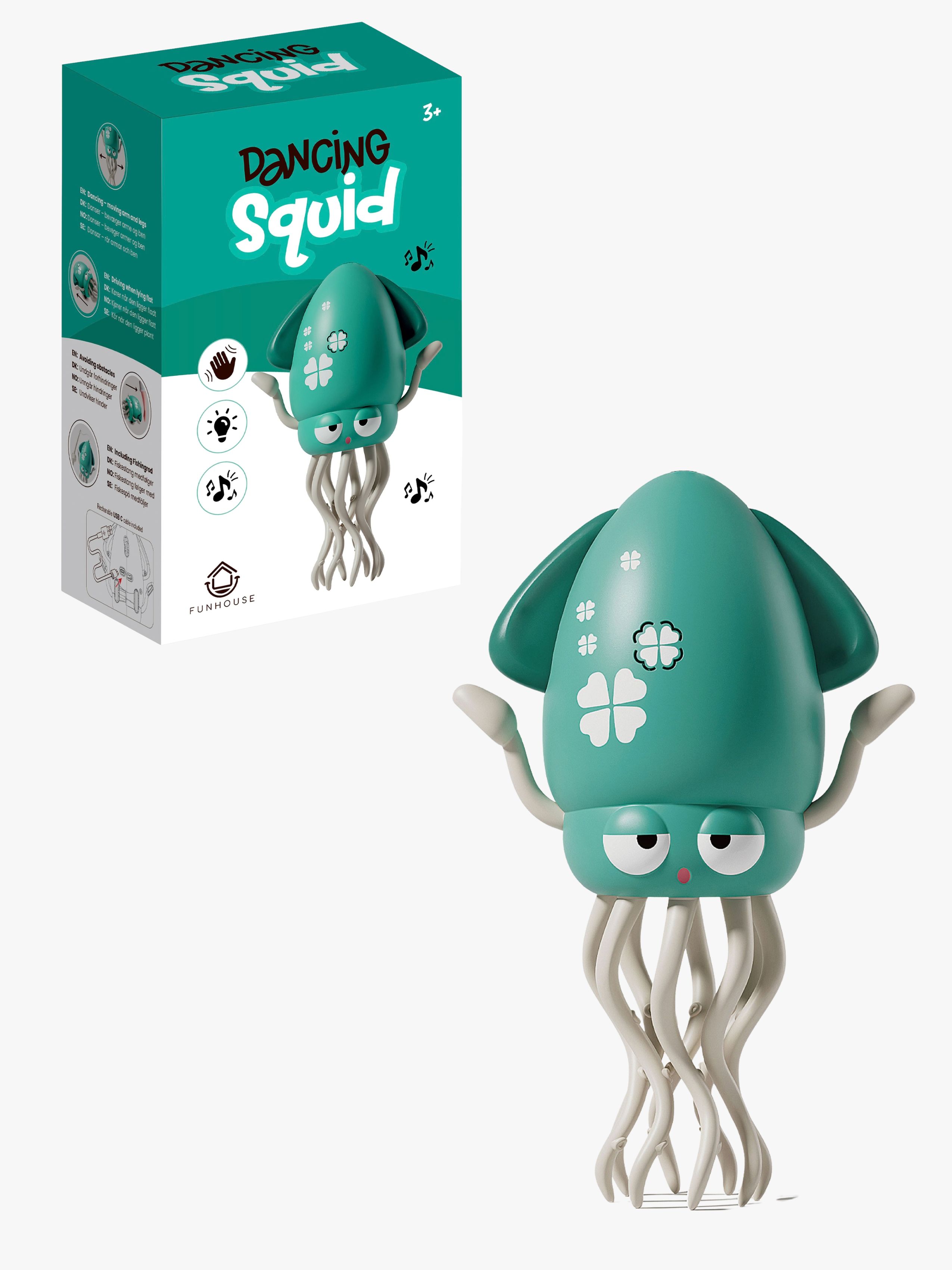 Trend Toys Dansende Blæksprutte, Grøn