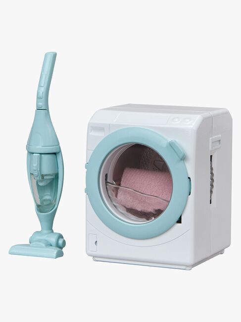 Sylvanian Families Dukkehusmøbler Rengøringssæt Vaskemaskine & Støvsuger