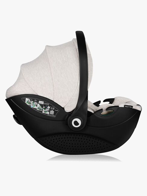 Lionelo Moxie i-Size Autostol Baby inkl. Base, Beige Sand