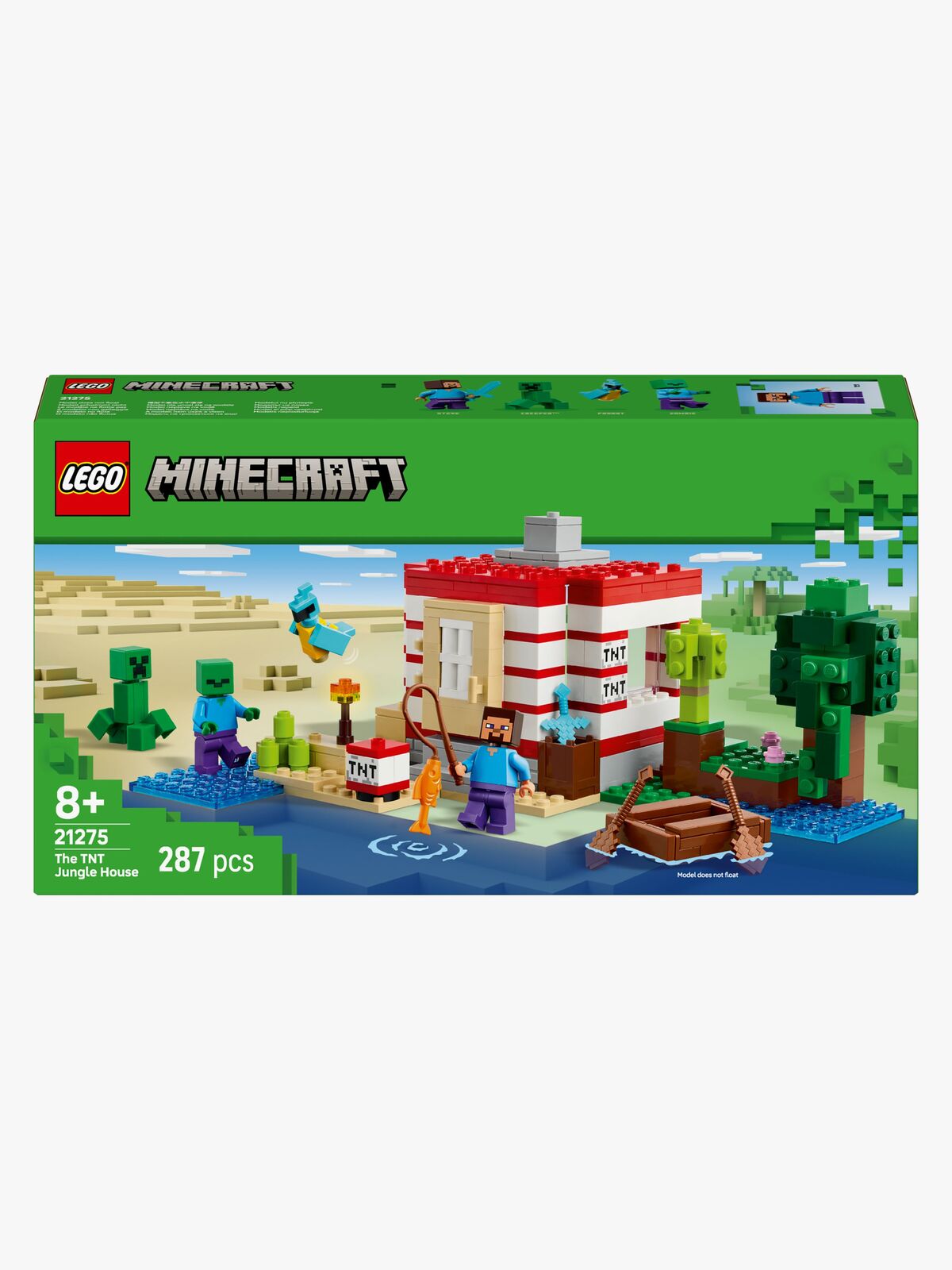 LEGO Minecraft 21275 TNT-junglehuset