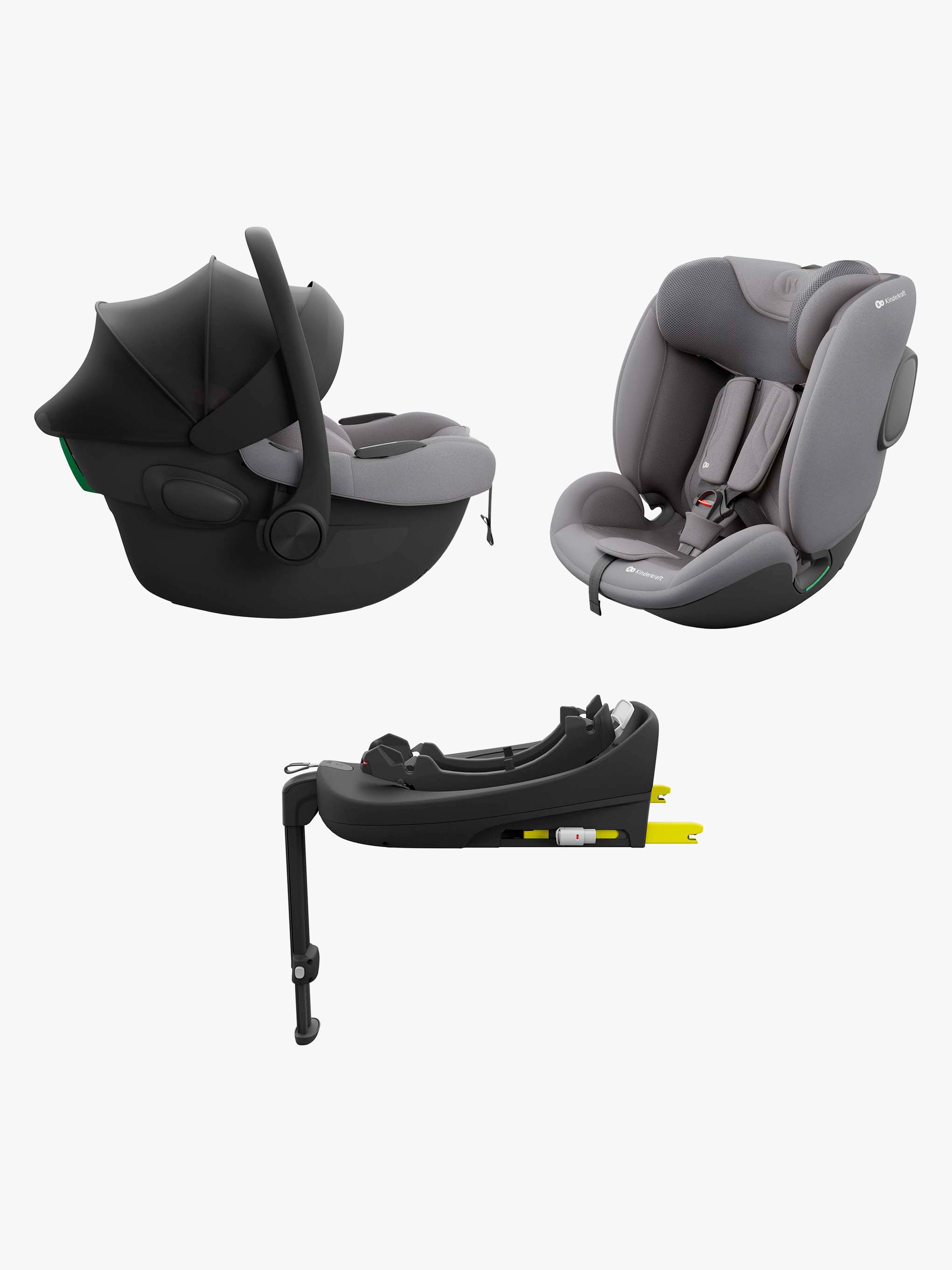 Kinderkraft ENDURA SAFE Modulsystem, Grey