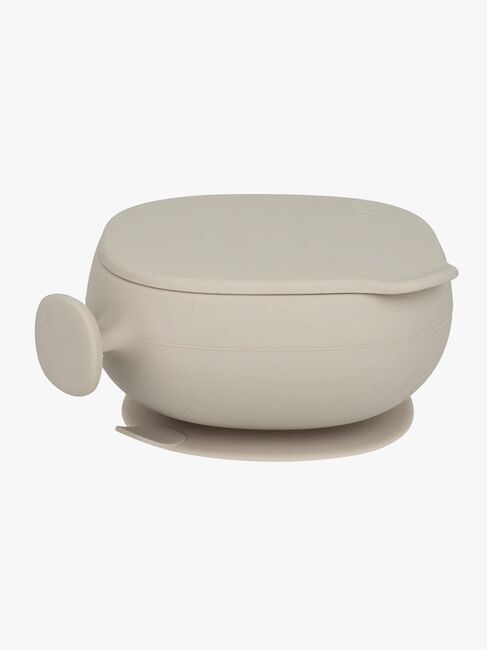 b.box Skål med Låg Silikone, Latte