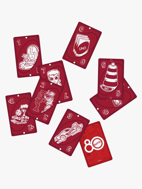 UNO Mattel 80th Ruby Red Kortspil