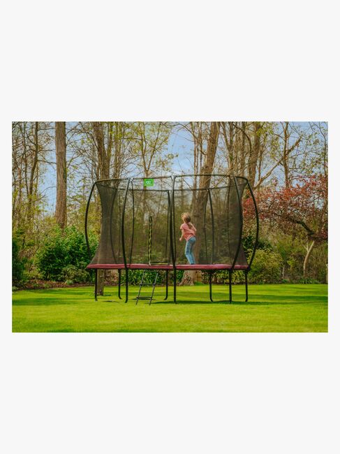 EXIT Silhouette Trampolin inkl. Sikkerhedsnet 214x305 cm, Pink