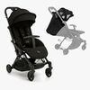 Beemoo Easy Fly Lux 4 Klapvogn inkl. Breezy Kaleche, Jet Black