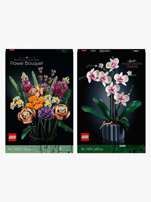 LEGO Icons Botanical Collection 10311 Orkidé & 10280 Blomsterbuket