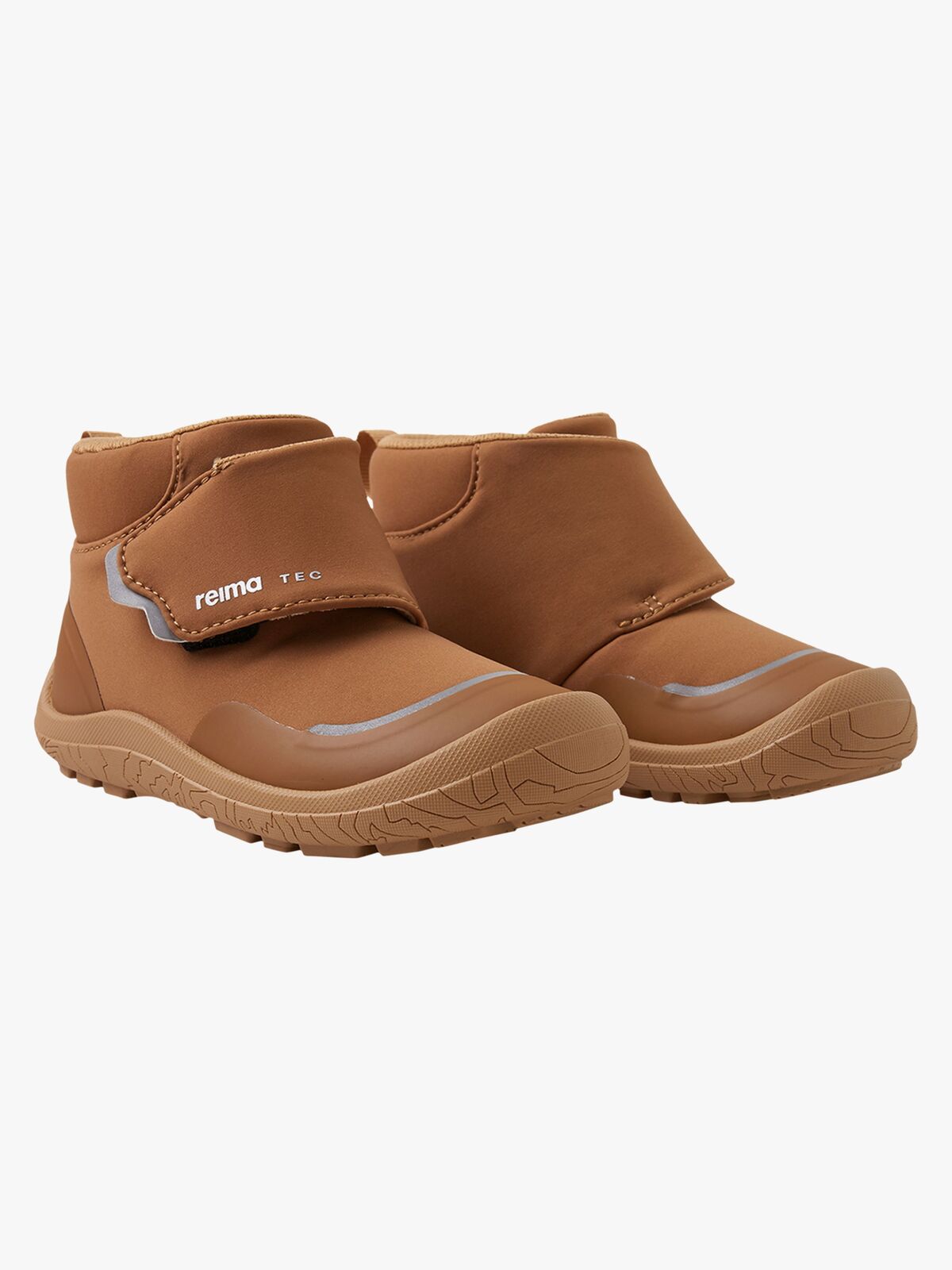 Reima Hyppii Barefoot WP Sneakers, Cinnamon Brown