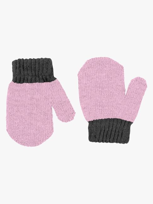 Lindberg Sundsvall Wool Glove Tommelfingervanter 2-pak, Pink/Anthracite