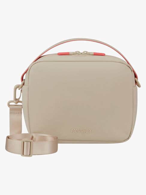 American Tourister Puffy POP Pouch Skuldertaske 3,5L, Beige