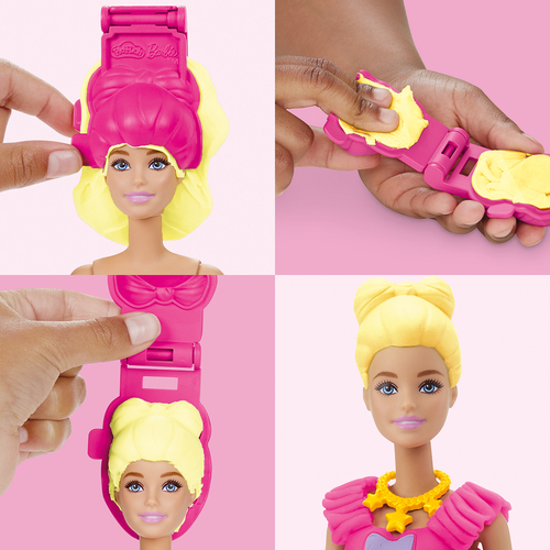 Play-Doh Barbie Modellervoks med Dukke Flæser & Sløjfer