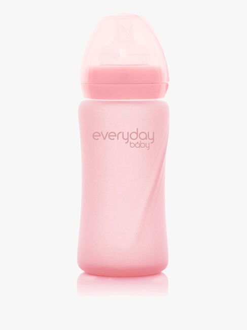 Everyday Baby Sutteflaske Glas 240 ml, Lyserød