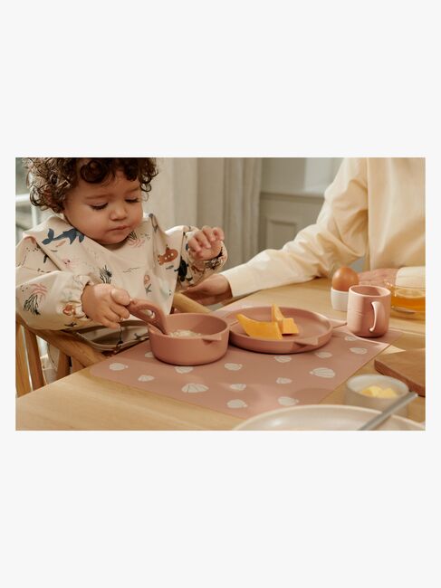 LIEWOOD Merle Cape Hagesmæk med Tryk, Sea Creature/Sandy