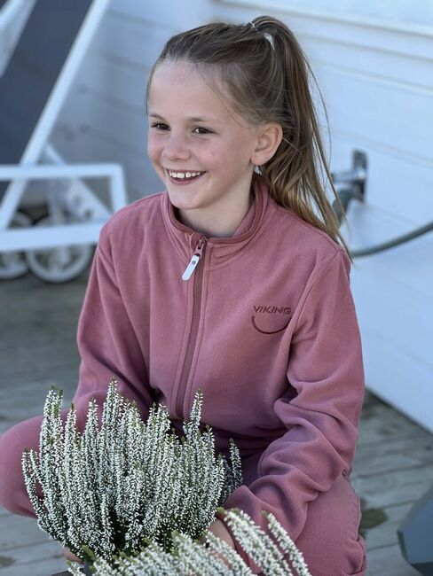 Viking Playtime Fleecetrøje, Pink