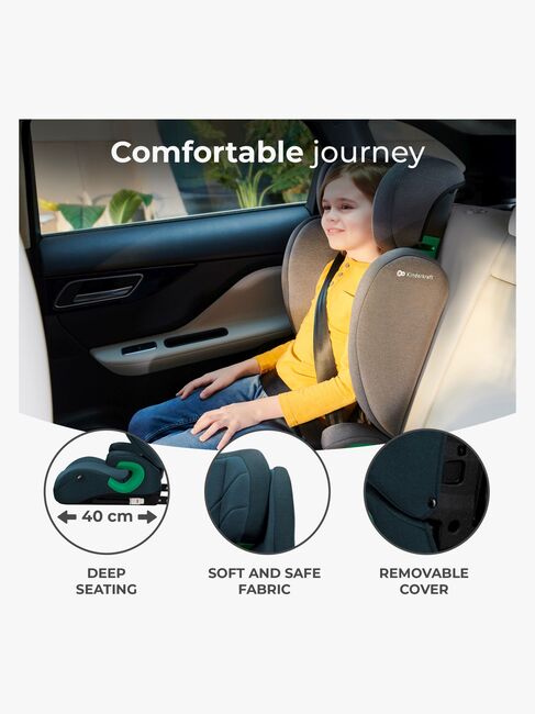 Kinderkraft JUNIOR FIX 2 i-Size Autostol, Harbor Blue