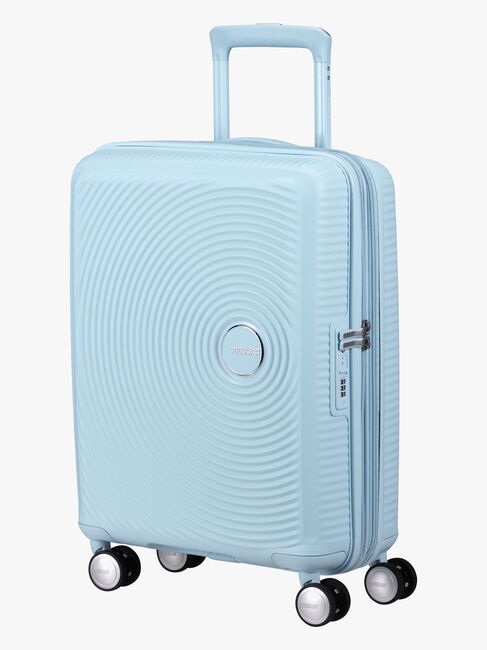 American Tourister Soundbox Spinner Kuffert 35,5L, Pastel Blue
