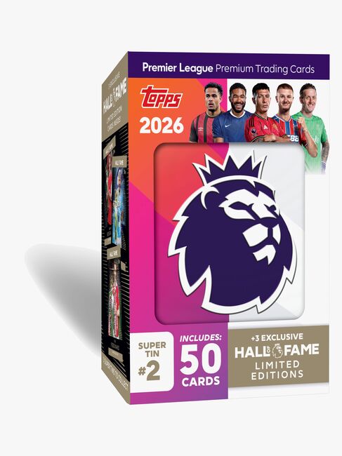 Topps Premier League Samlekort Startpakke Super Tin 53 Stk.