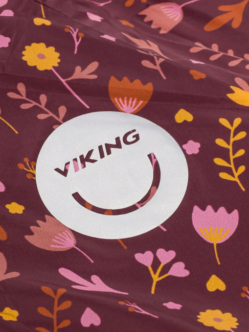 Viking Play Vendbar Fleecetrøje, Plum 50-25035-62-4507_4d.jpg