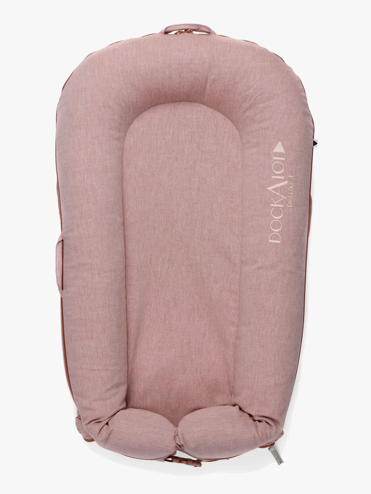 DockATot Deluxe+ Babynest, Ginger Chambray