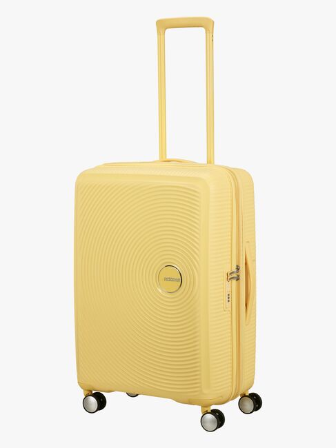 American Tourister Soundbox Spinner Kuffert 71,5L, Pastel Yellow
