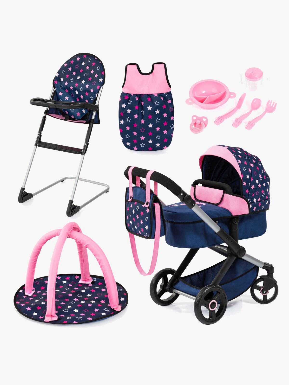 Bayer Design Combi Dukkevogn Xeo Sæt, Blue