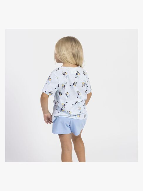 Bluey T-shirt & Shorts, Lyseblå