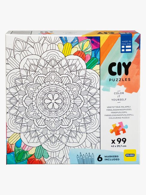 Peliko CIY Puslespil med Tuschpenne 99 Brikker Blandet Udvalg