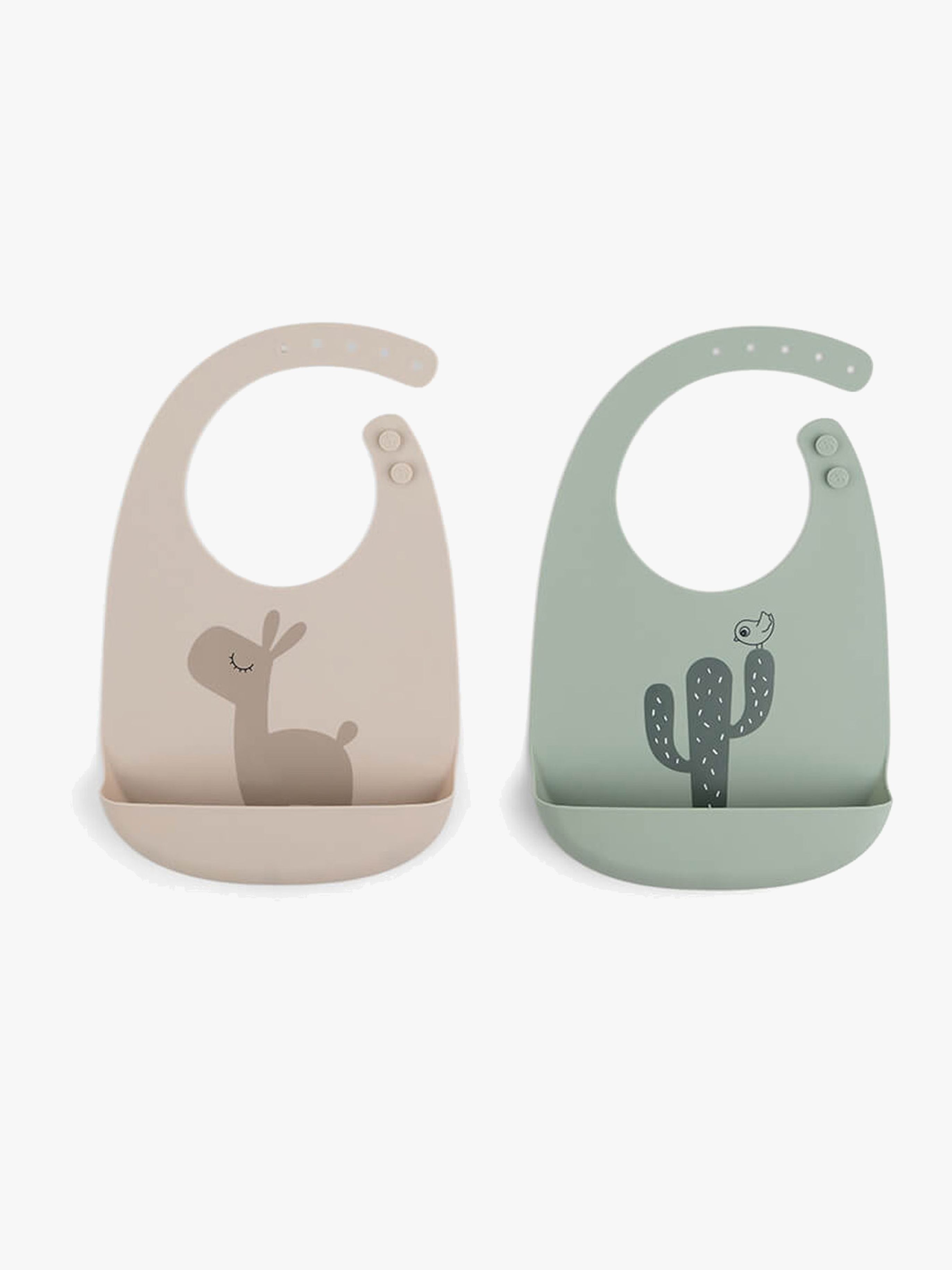 Done By Deer Elphee Hagesmæk 2-pak, Sand/Green