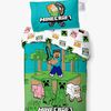 Minecraft Jungle Explore Sengesæt 140x200, Grøn