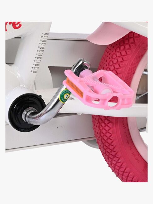 Volare Unicorn Cykel 12 Tommer, Hvid