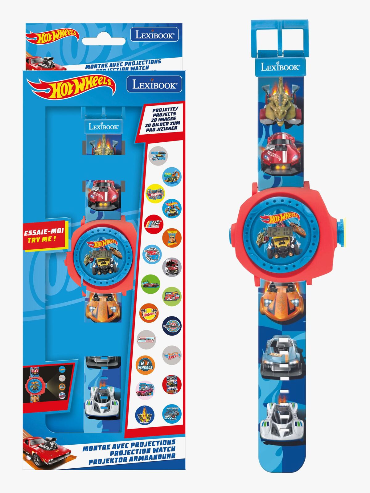 Hot Wheels Digitalt Projektorur