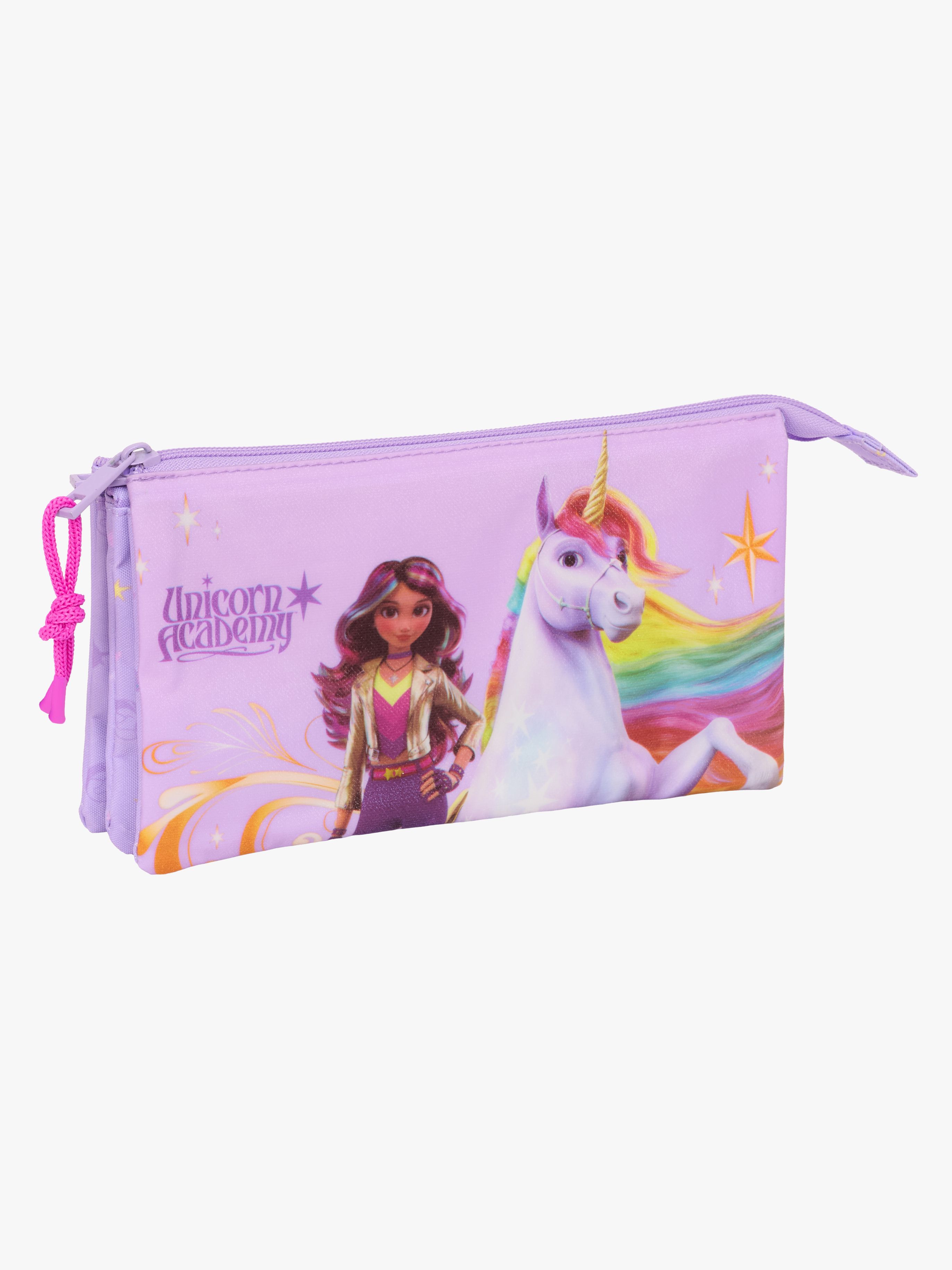 Unicorn Academy Penalhus med 3 Rum, Lilla