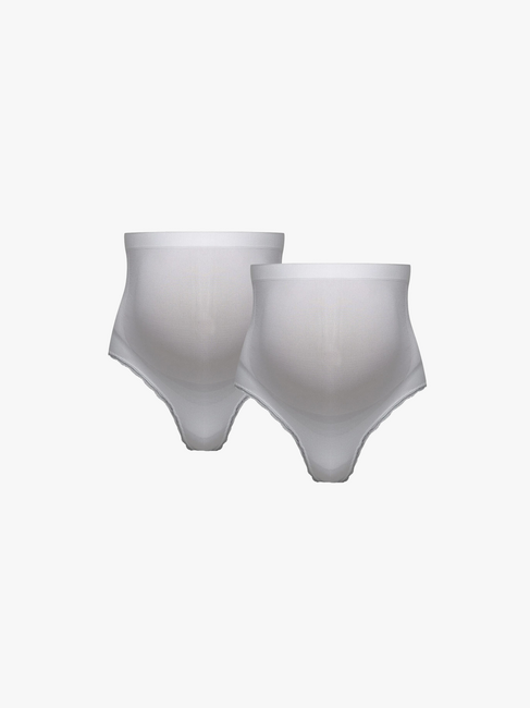 Milki Hipster Seamless Graviditetstrusser 10-Pak Str. XS-S, White