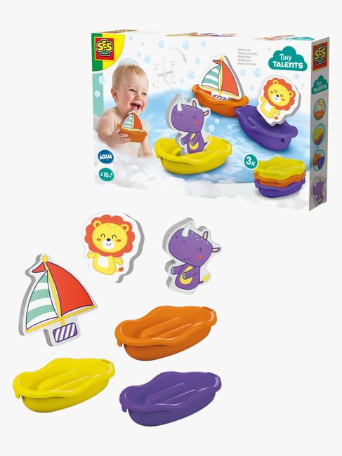 SES Creative Badelegetøjssæt Både med Skumdyr
