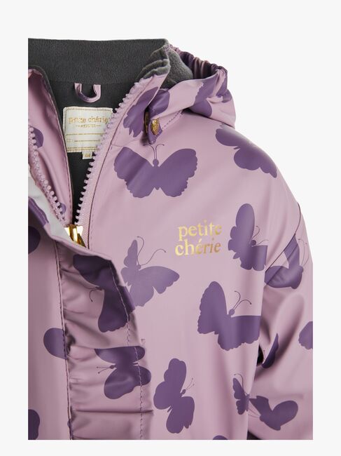 Petite Chérie Atelier Ally Foret Regndragt, Butterfly Dawn Pink