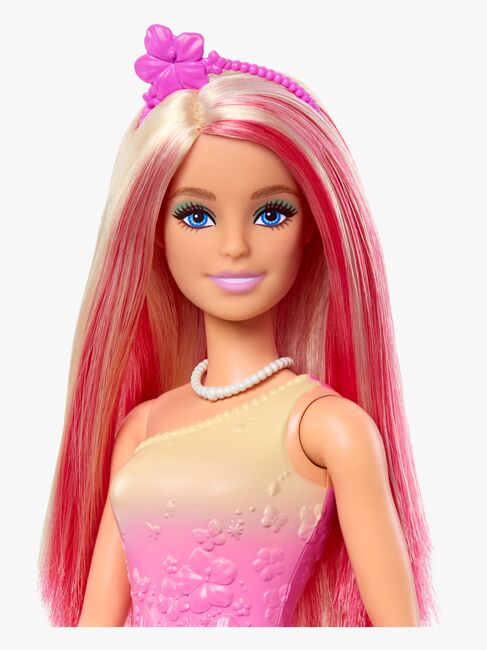 Barbie Royal Dukke med Pink Highlights