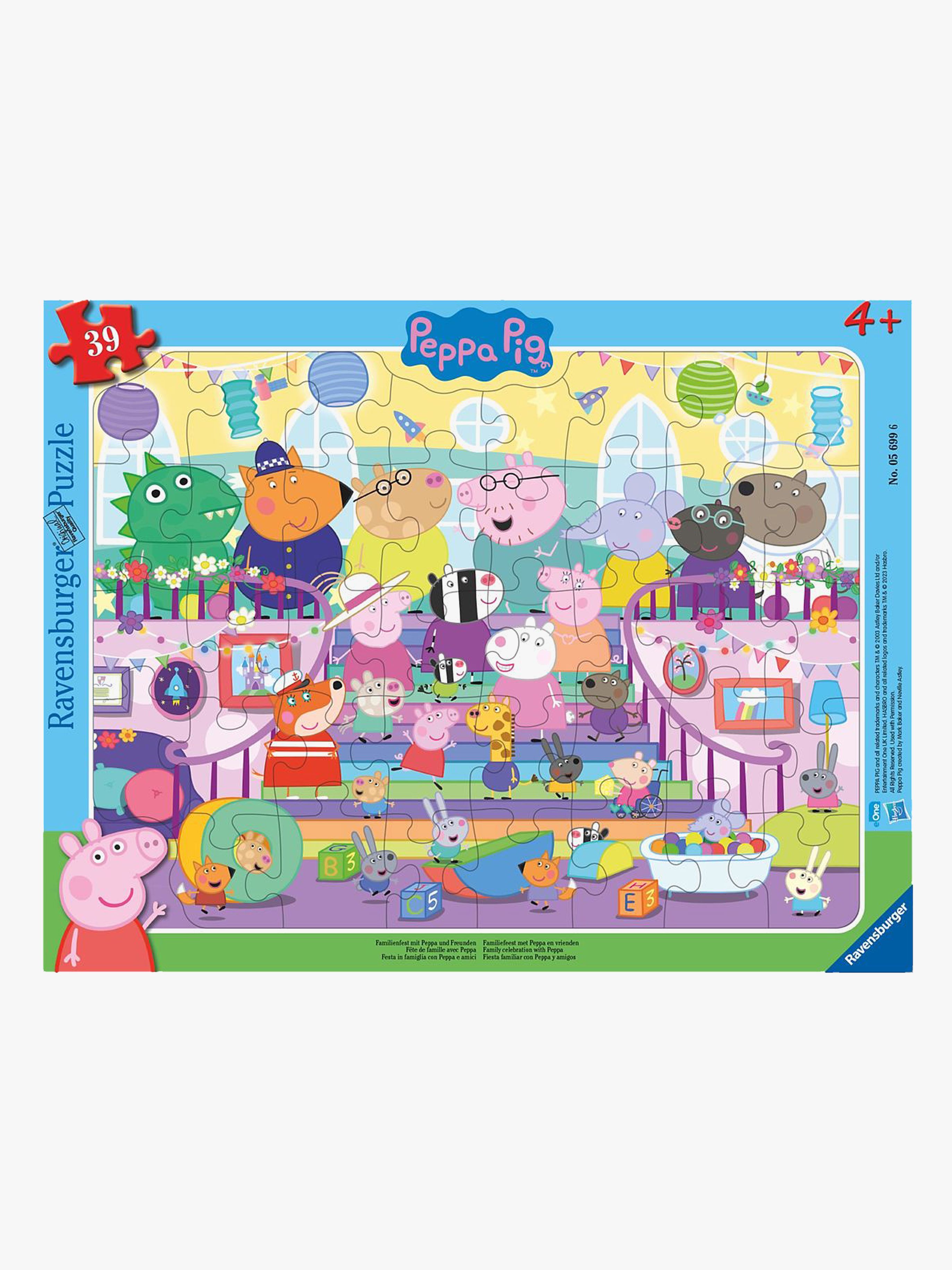 Ravensburger Gurli Gris Rammepuslespil 39 Brikker