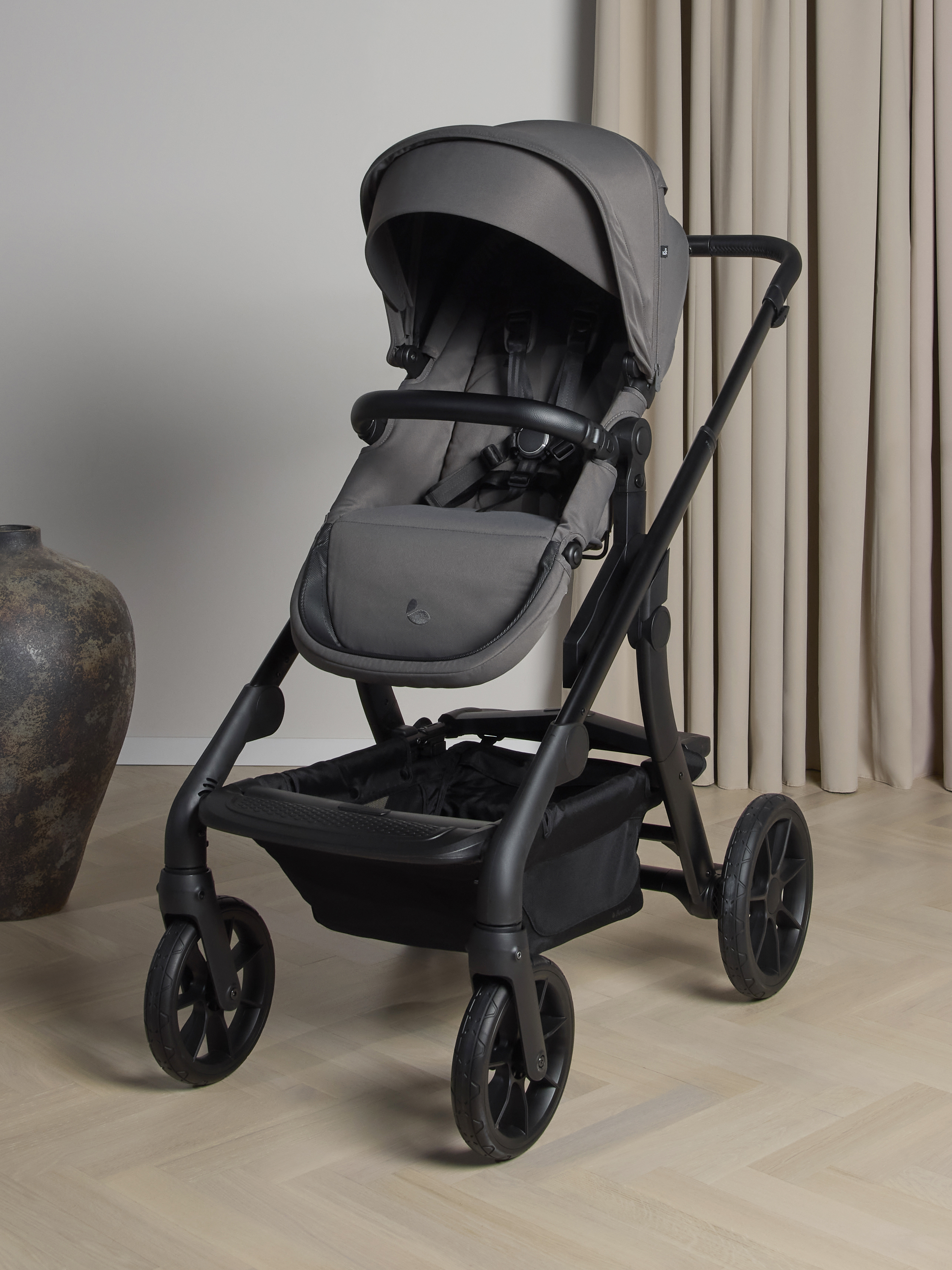 Beemoo Pro Max Klapvogn, Mocha Grey