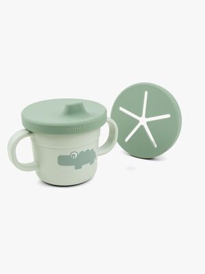 Done By Deer Foodie Snack- & Tudekop Croco, Green